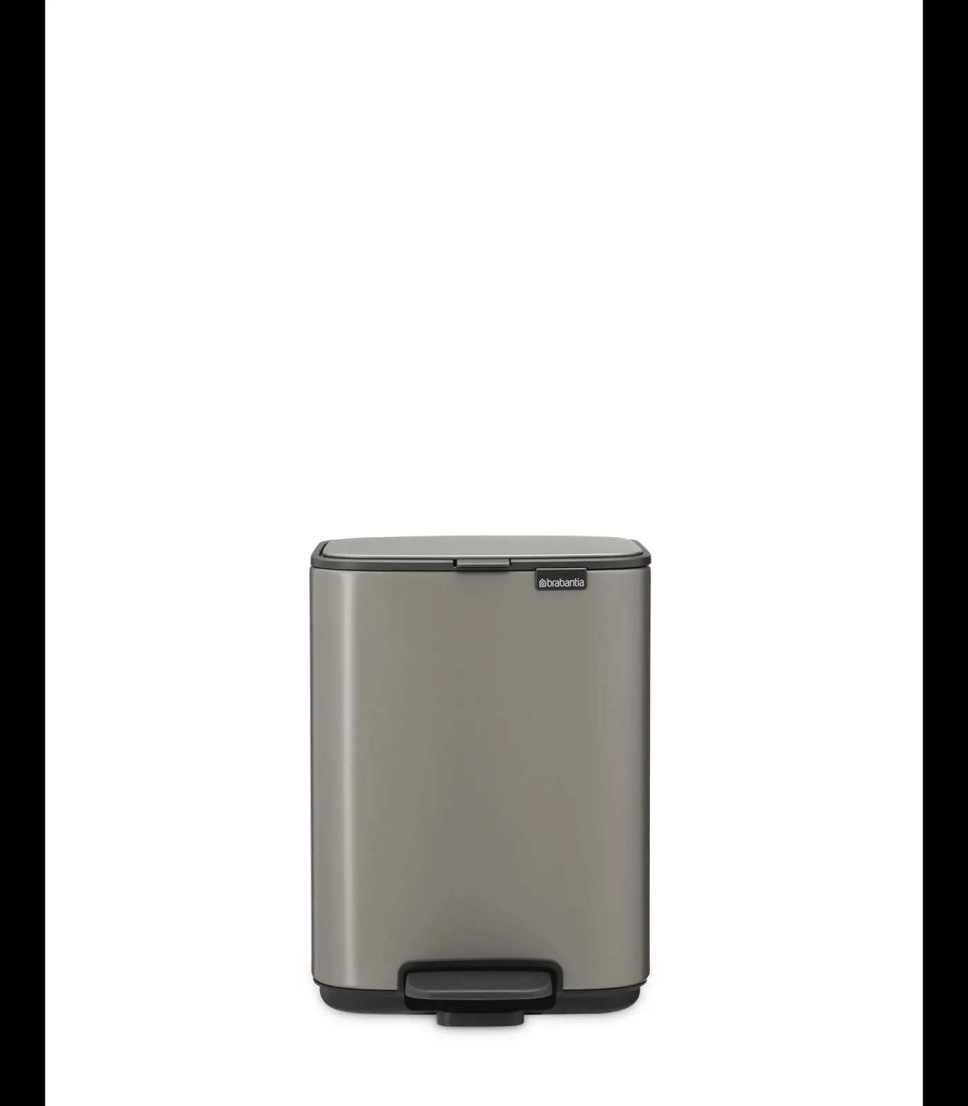 Online Bo Pedaalemmer, 4 liter, stil sluitend, kunststof binnenemmer - Platinum Manden En Bakken