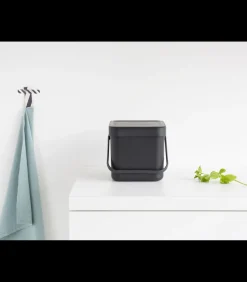 Sort & Go afvalemmer, 6 liter - Grey Manden En Bakken