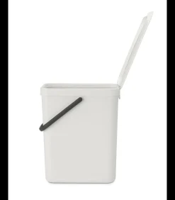 Outlet Sort & Go afvalemmer, 25 liter - Light Grey Manden En Bakken