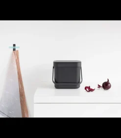 Clearance Sort & Go afvalemmer, 3 liter - Grey Manden En Bakken