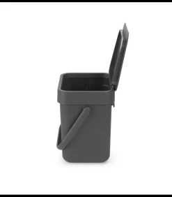Clearance Sort & Go afvalemmer, 3 liter - Grey Manden En Bakken