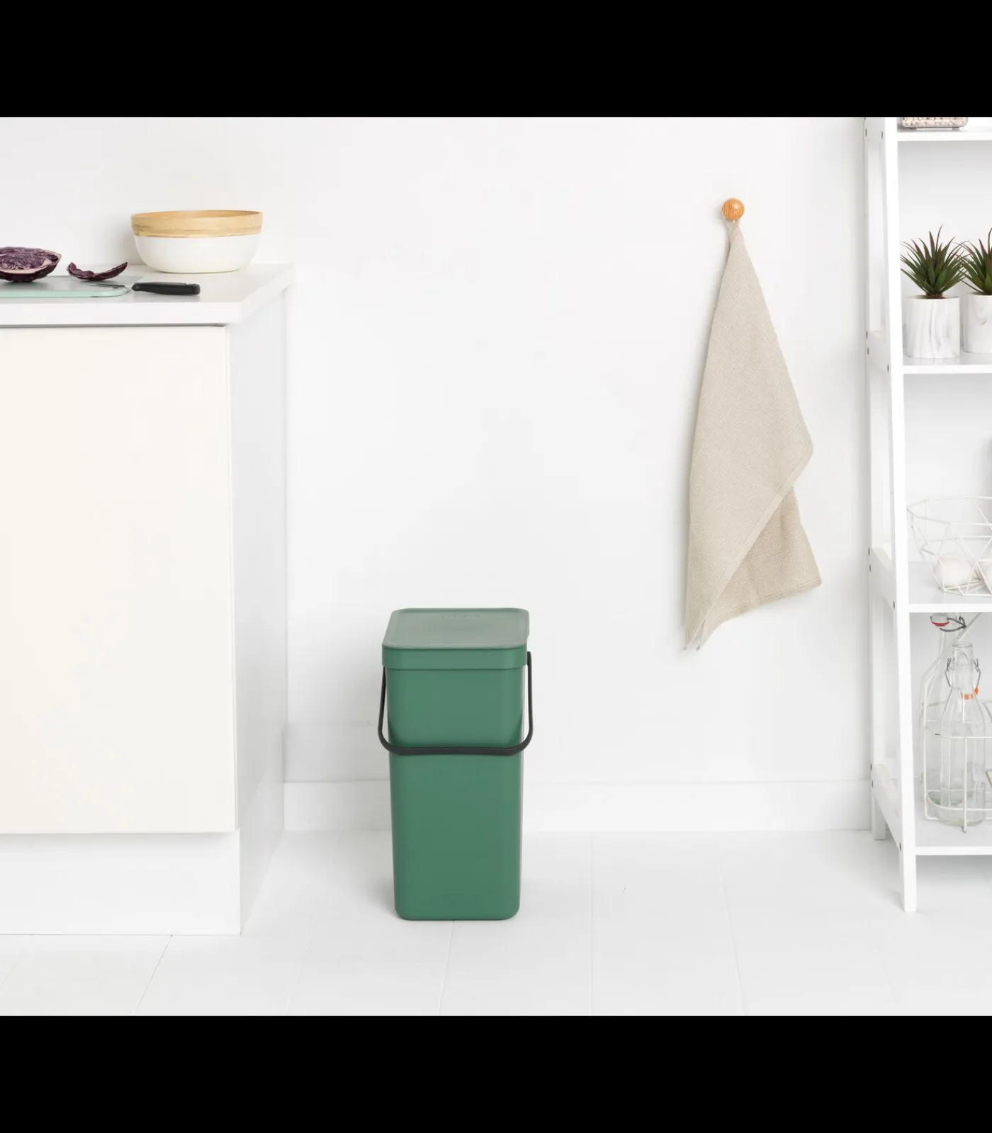 Sale Sort & Go afvalemmer, 16 liter - Fir Green Manden En Bakken