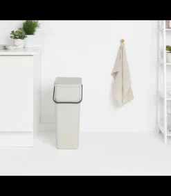 Sort & Go afvalemmer, 40 liter - Light Grey Manden En Bakken