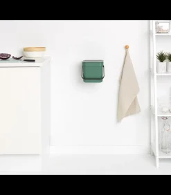 New Sort & Go afvalemmer, 6 liter - Fir Green Manden En Bakken