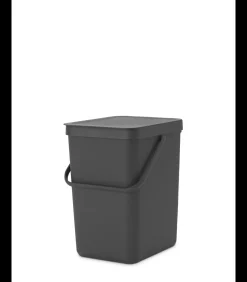 Sort & Go afvalemmer, 25 liter - Grey Manden En Bakken