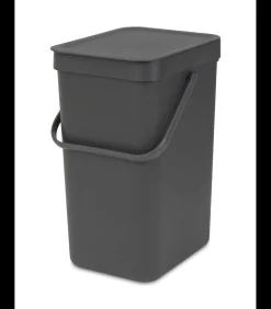 Online Sort & Go afvalemmer, 12 liter - Grey Manden En Bakken