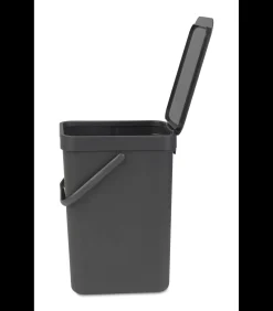 Online Sort & Go afvalemmer, 12 liter - Grey Manden En Bakken