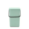 Outlet Sort & Go afvalemmer, 25 liter - Jade Green Manden En Bakken