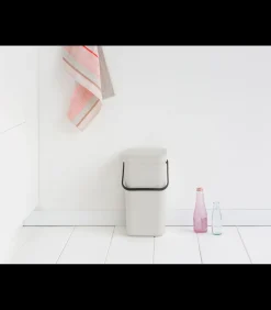 Hot Sort & Go afvalemmer, 12 liter - Light Grey Manden En Bakken