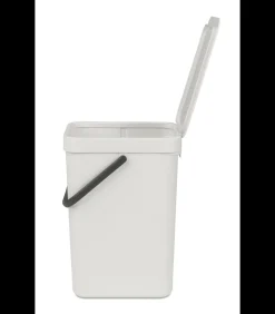 Hot Sort & Go afvalemmer, 12 liter - Light Grey Manden En Bakken