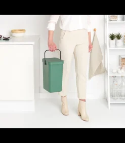 Sort & Go afvalemmer, 12 liter - Fir Green Manden En Bakken