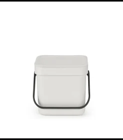 Sort & Go afvalemmer, 3 liter - Light Grey Manden En Bakken