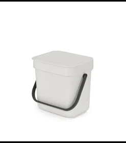 Sort & Go afvalemmer, 3 liter - Light Grey Manden En Bakken