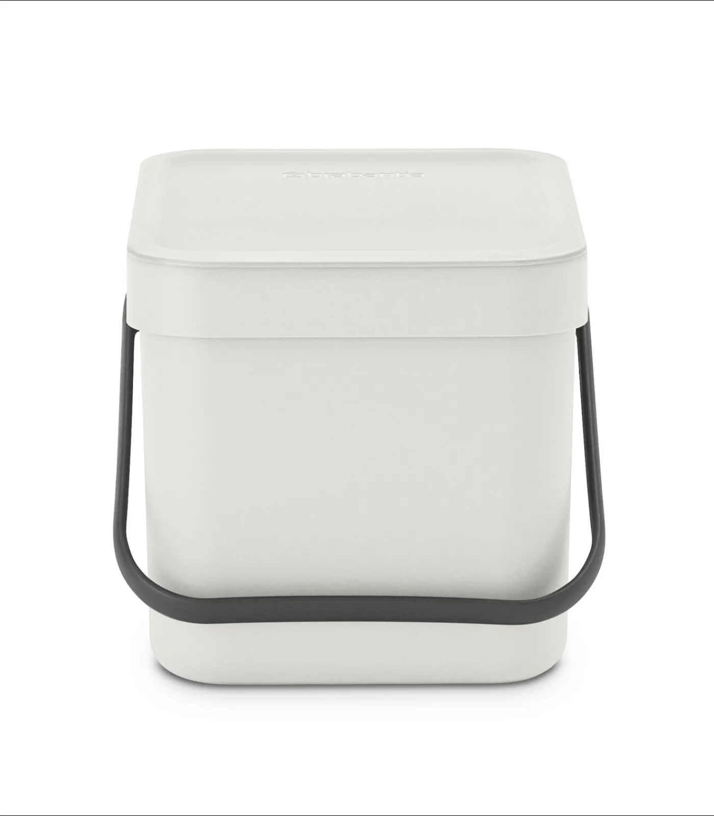 Discount Sort & Go afvalemmer, 6 liter - Light Grey Manden En Bakken