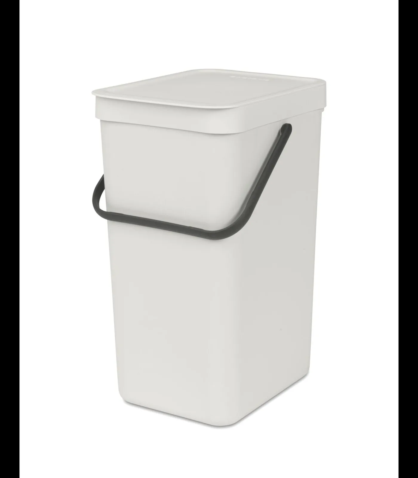 Clearance Sort & Go afvalemmer, 16 liter - Light Grey Manden En Bakken