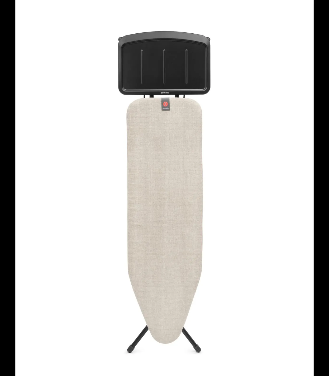 Clearance Strijkplank B, 124x38 cm, solide stoomunithouder - Denim Grey Wassen & Strijken