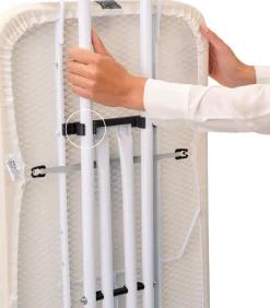 Hot Strijkplank C, 124x45 cm, solide strijkerhouder - Ecru Wassen & Strijken