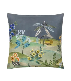 Sale Brocart décoratif - Kussensloop in katoen perkal met print Kussenslopen