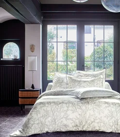 Hot BROCELIANDE Brume - Laken Jacquard katoen Lakens