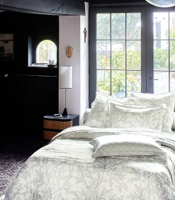 Hot BROCELIANDE Brume - Laken Jacquard katoen Lakens