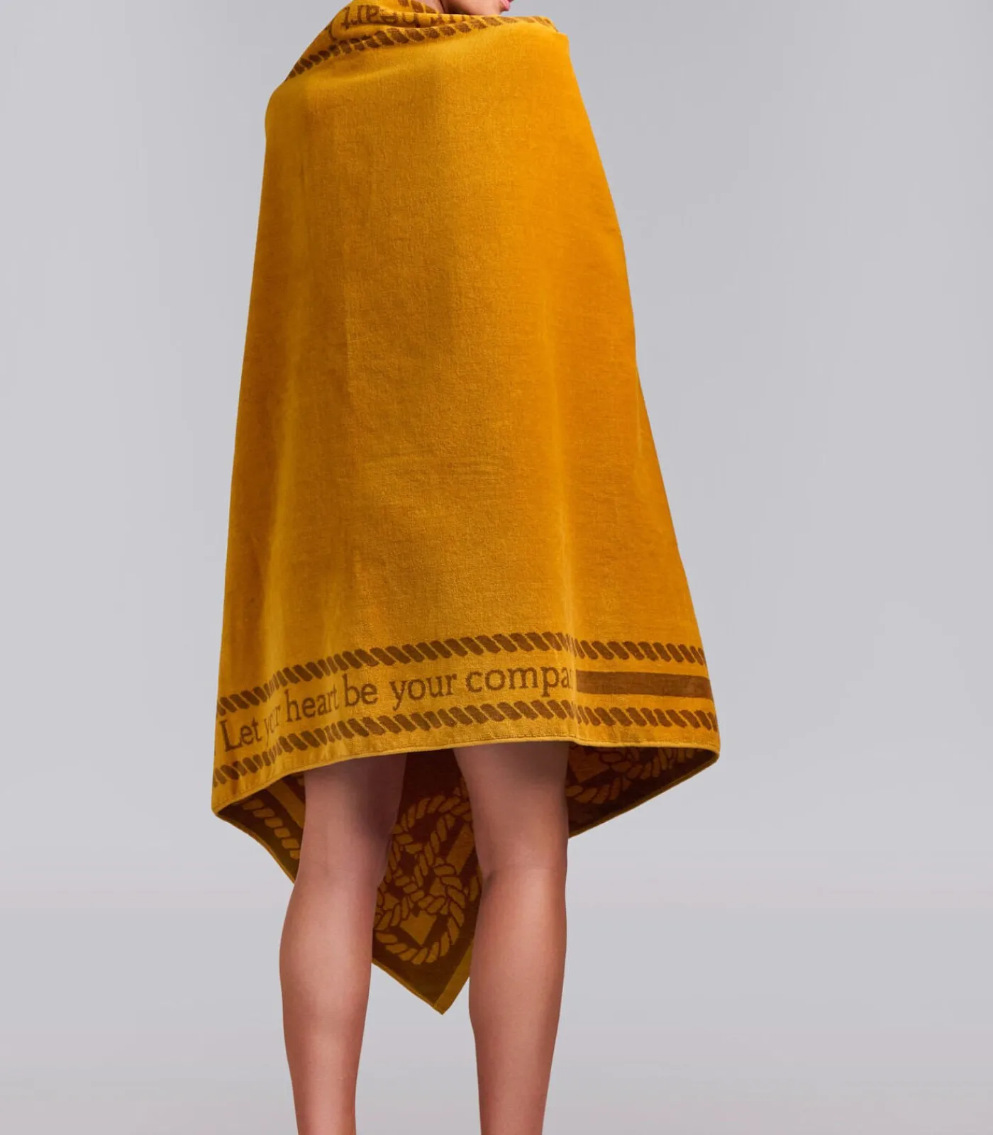 cache coeur badlaken Handdoeken