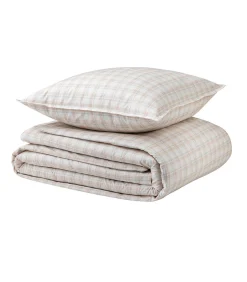 Outlet Cadence - Bedlinnenset Dekbedovertrek + rechthoekige kussensloop in katoen perkal Dekbedovertrekken