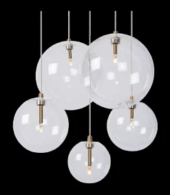 Outlet Camau 5 - Hanglamp - Antique Brass Hanglampen