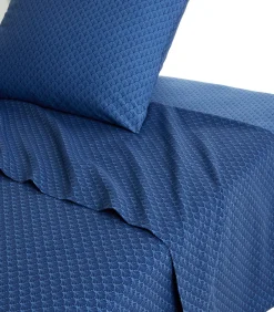 Discount Camille Marine - Laken in bamboe 240x300cm Lakens