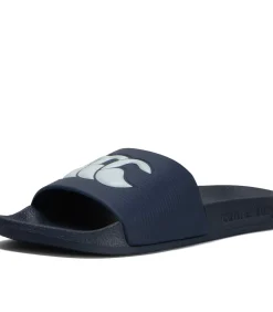 Best Slider badslipper navy-wit comfortabel waterbestendig Reisaccessoires