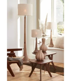 Best Cilinder Lampenkap Breska - Parel Wit - Ø40x30cm Lampenkappen