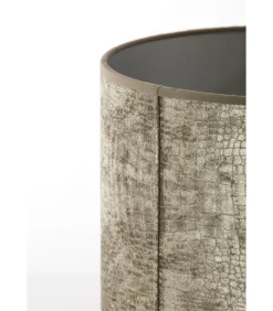 Online Cilinder Lampenkap Chelsea - Zilver - Ø30x21cm Lampenkappen