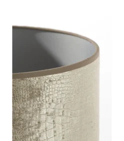 Online Cilinder Lampenkap Chelsea - Zilver - Ø30x21cm Lampenkappen