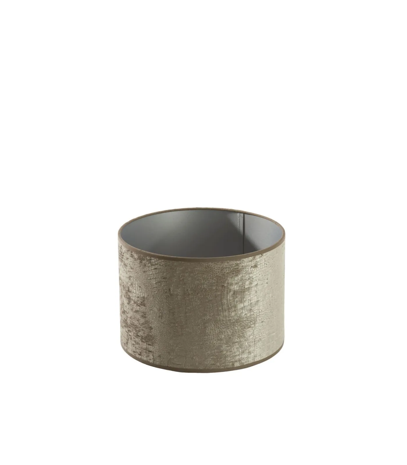 Online Cilinder Lampenkap Chelsea - Zilver - Ø30x21cm Lampenkappen