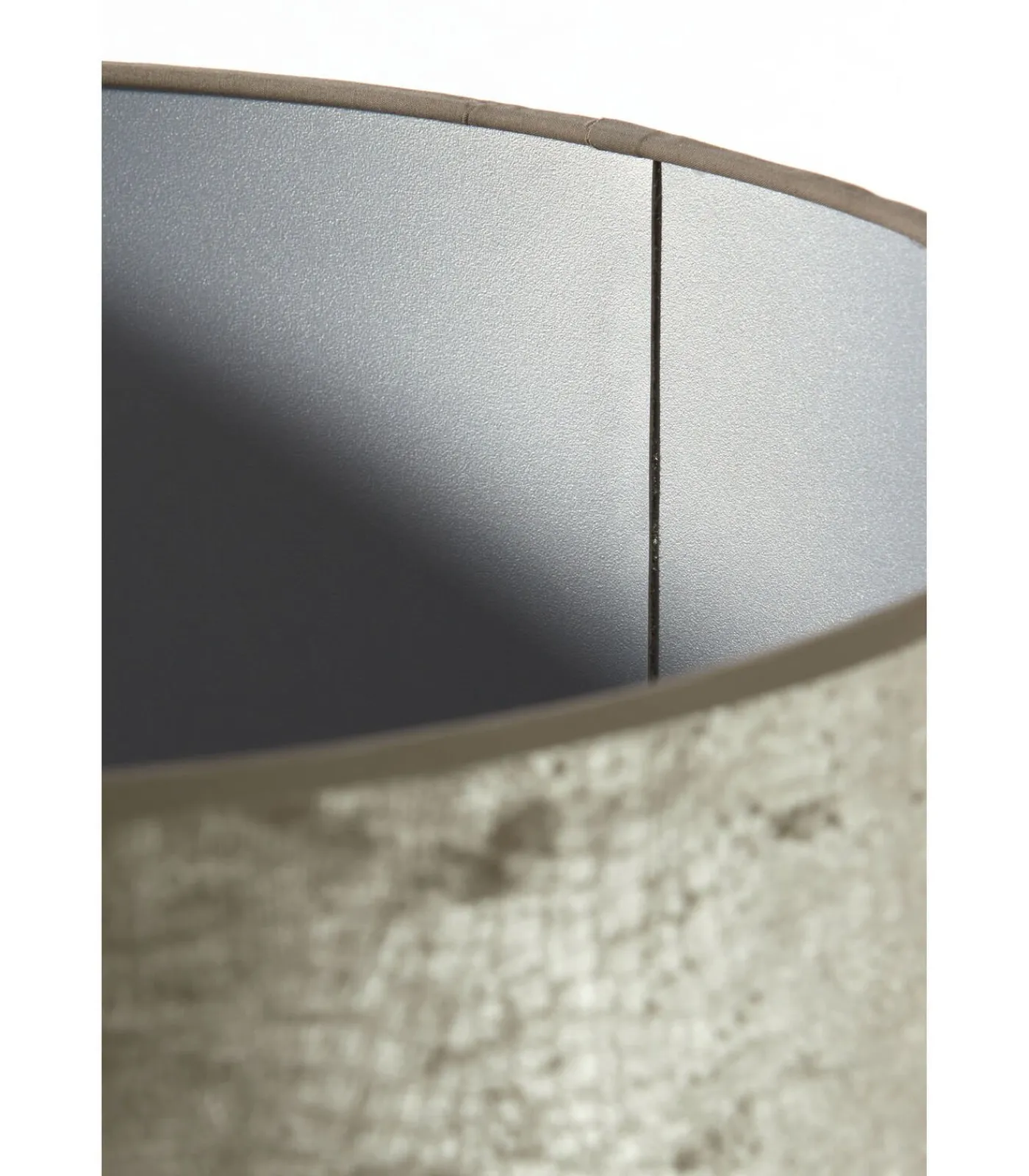 Outlet Cilinder Lampenkap Chelsea - Zilver - Ø35x30cm Lampenkappen