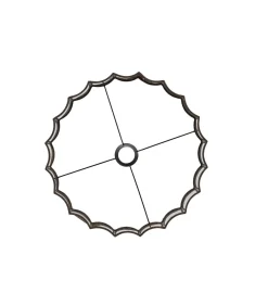 Cilinder lampenkap Disli - Donkerbruin - Ø40cm Lampenkappen