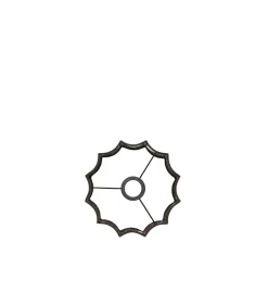 New Cilinder lampenkap Disli - Donkerbruin - Ø24cm Lampenkappen