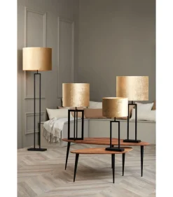 Sale Cilinder Lampenkap Gemstone - Brons - Ø40x30cm Lampenkappen