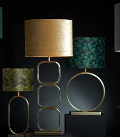 Sale Cilinder Lampenkap Gemstone - Brons - Ø40x30cm Lampenkappen