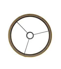 Cilinder Lampenkap Gemstone - Goud - Ø30x21cm Lampenkappen