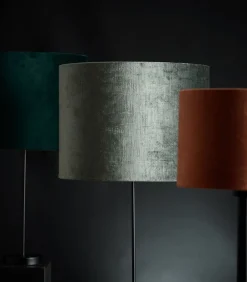 Discount Cilinder Lampenkap Gemstone - Antraciet - Ø30x21cm Lampenkappen