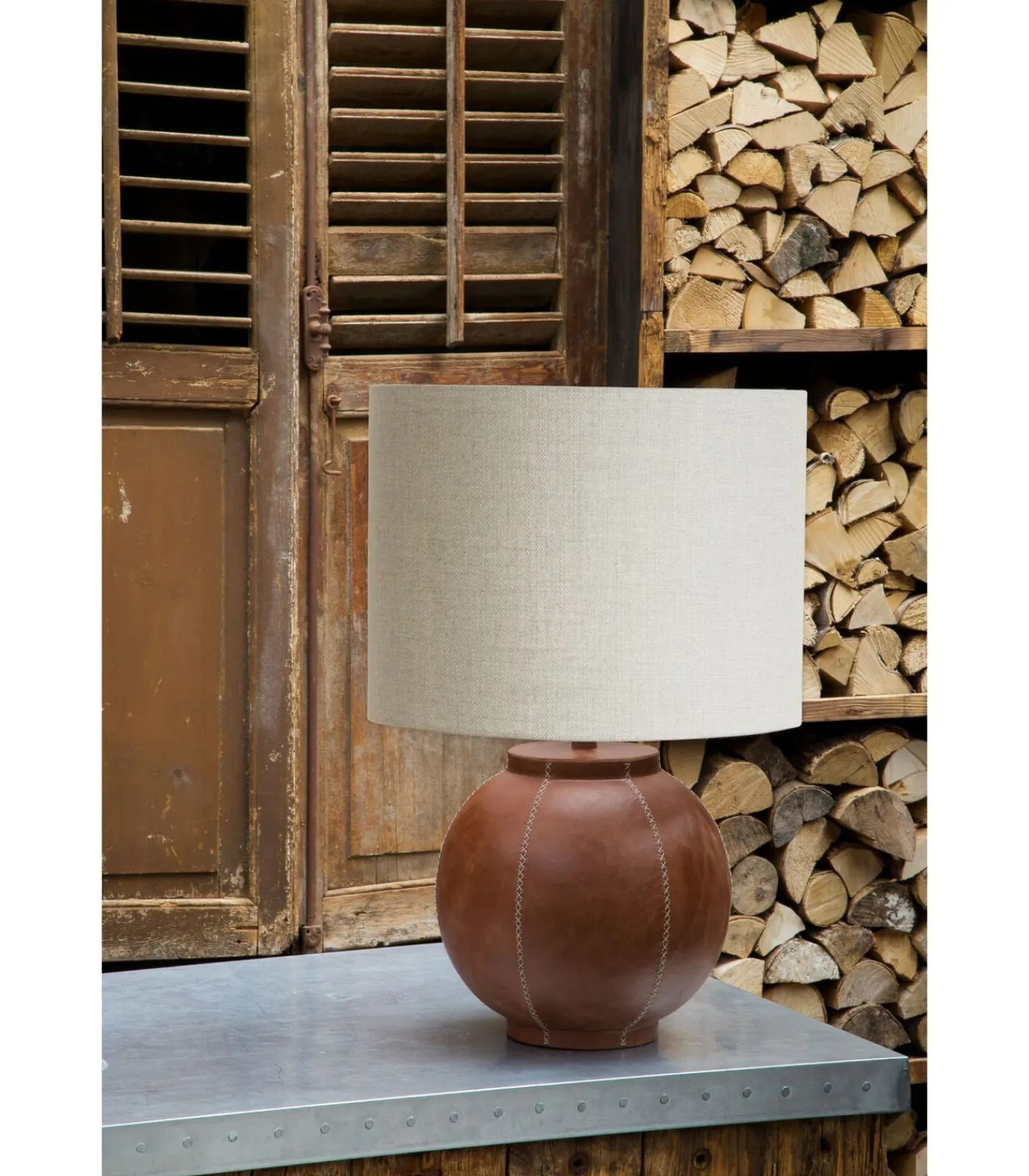 Discount Cilinder Lampenkap Livigno - Eiwit - Ø40x30cm Lampenkappen