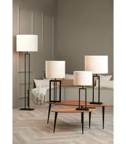 Outlet Cilinder lampenkap Livigno - Bruin - Ø50x38cm Lampenkappen