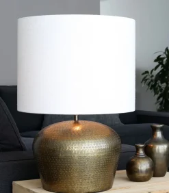 Hot Cilinder lampenkap Livigno - Wit - Ø50x38cm Lampenkappen