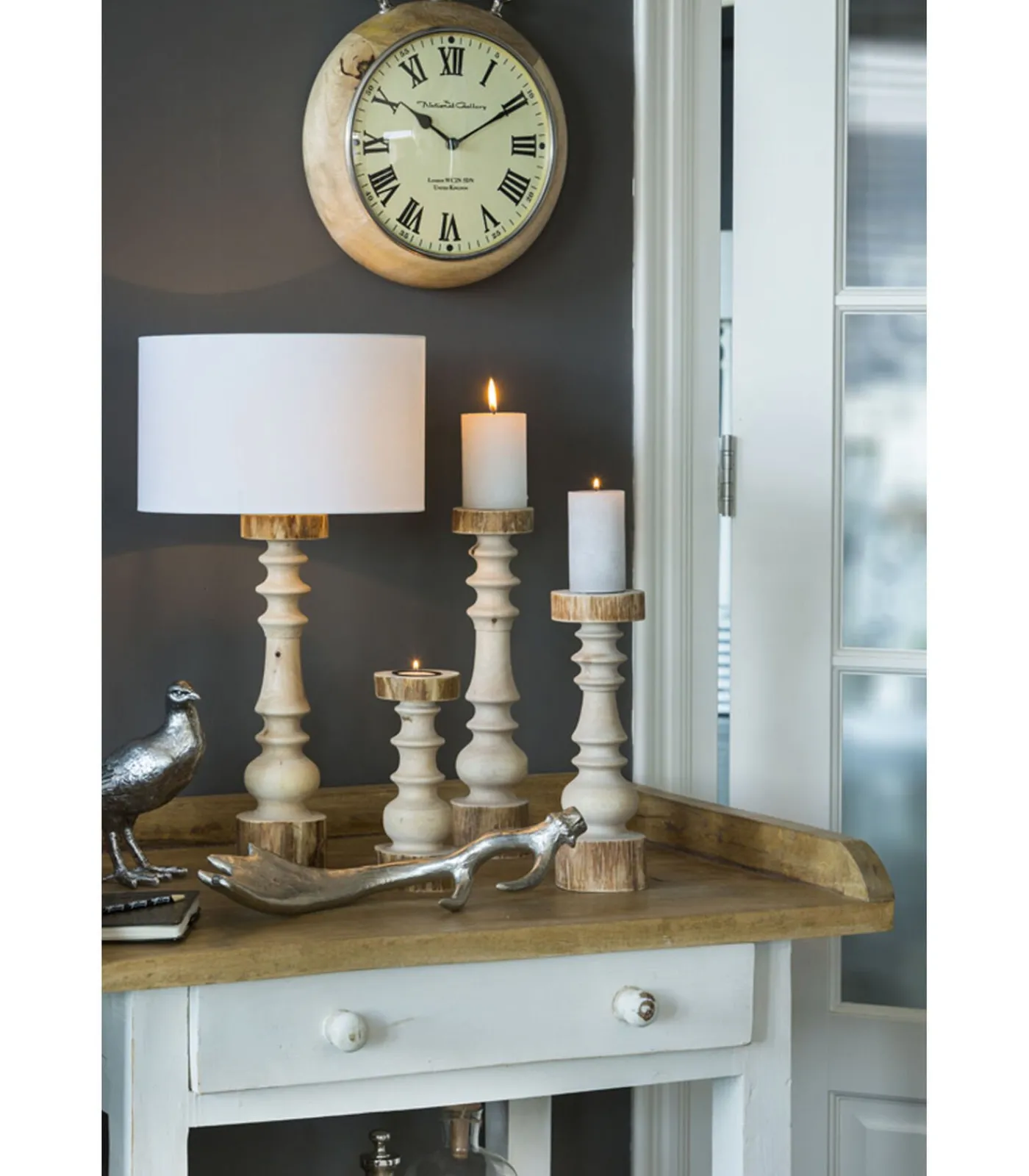 Best Cilinder Lampenkap Polycotton - Wit - Ø30x21cm Lampenkappen