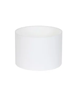 Best Cilinder Lampenkap Polycotton - Wit - Ø30x21cm Lampenkappen