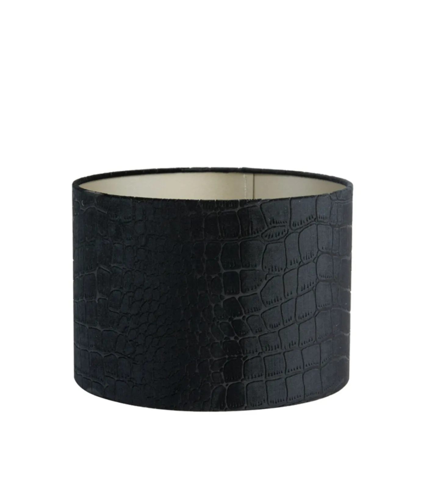 Clearance Cilinder Lampenkap Praya - Zwart - Ø30x21cm Lampenkappen