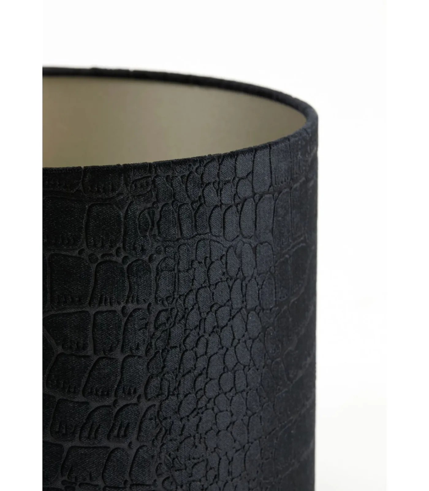 Clearance Cilinder Lampenkap Praya - Zwart - Ø30x21cm Lampenkappen