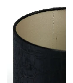 Clearance Cilinder Lampenkap Praya - Zwart - Ø30x21cm Lampenkappen