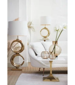 Sale Cilinder Lampenkap Velours - Wit - Ø40x30cm Lampenkappen