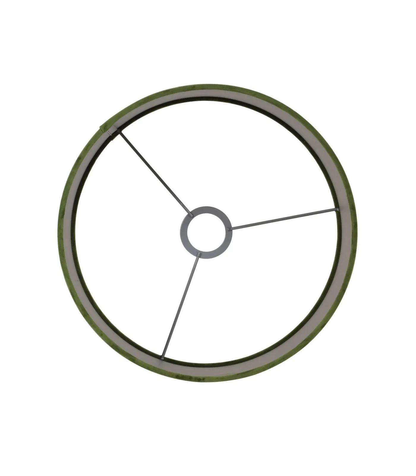 Sale Cilinder Lampenkap Velours - Olive Green - Ø30x21cm Lampenkappen